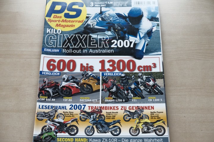 Deckblatt PS Sport Motorrad (03/2007)